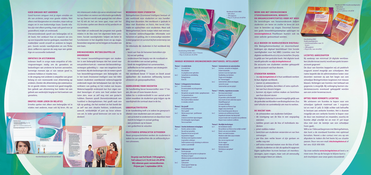 drieluik folder ontwerp door kasia nu